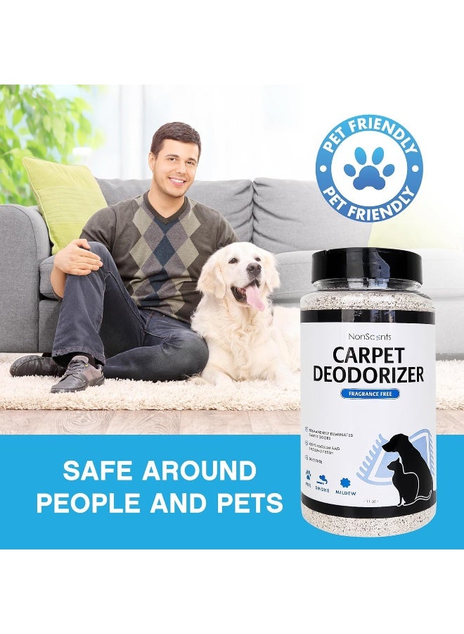 NonScents Carpet Odor Eliminator - Pet and Dog Carpet Deodorizer - Outperforms Baking Soda - Image 2
